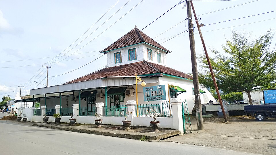 Masjid Katangka, Sulawesi Selatan, Indonesia.