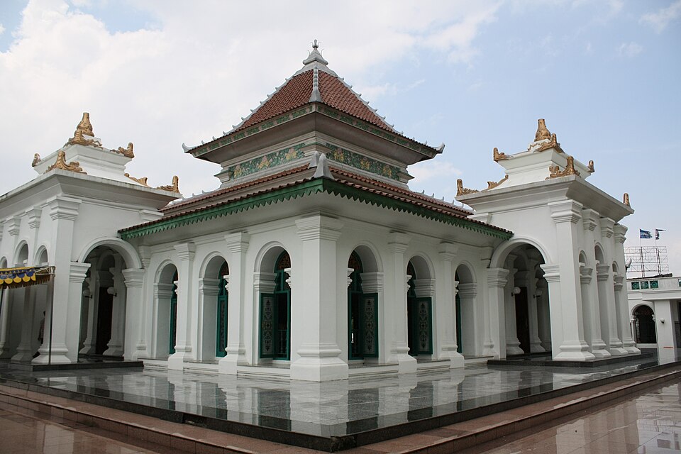 Masjid Agung Palembang, Palembang, Sumatera Selatan, Indonesia.