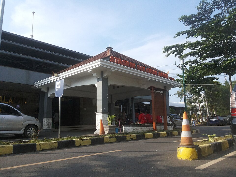 Stasiun Solo Balapan, Surakarta, Jawa Tengah, Indonesia.