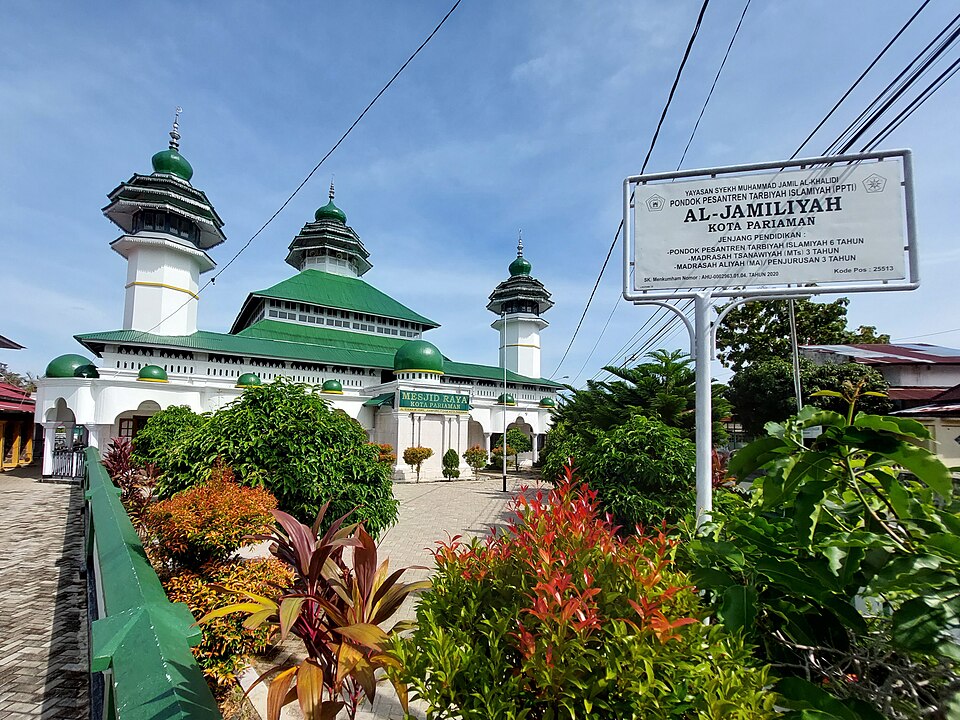 Masjid Raya Pariaman, Kampung Perak, Sumatera Barat, Indonesia.