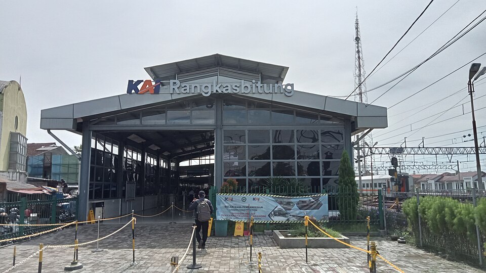 Rangkasbitung railway station, Lebak, Banten, Indonesia.