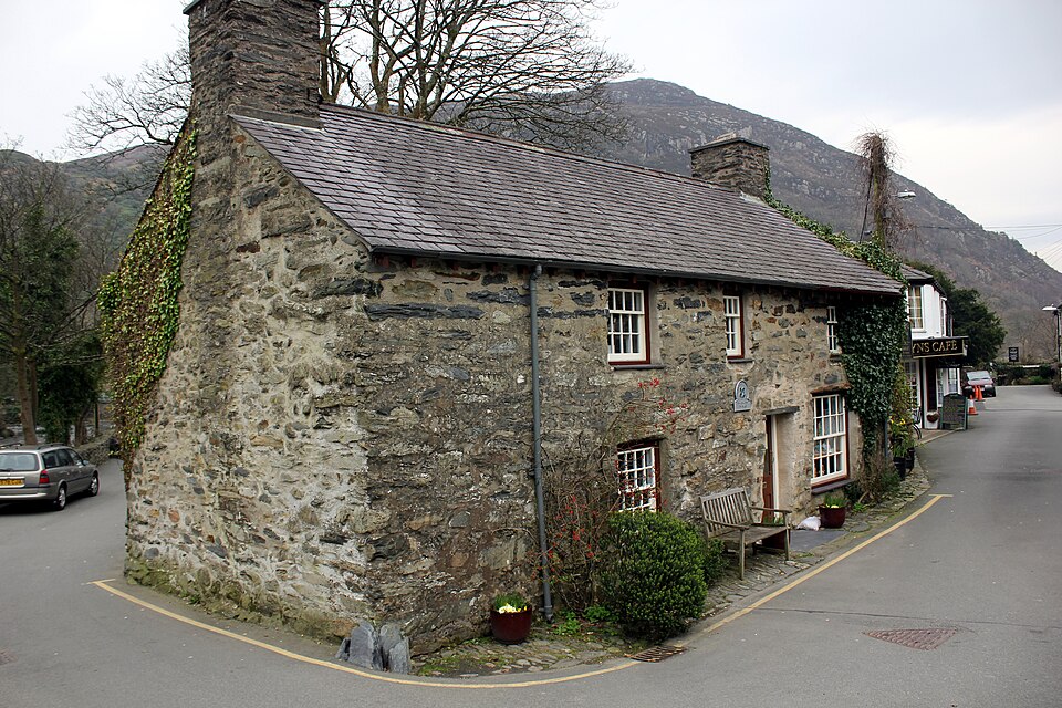 Llewelyn Cottage (also known as Ty Isaf), Caernarfon, Gwynedd, Wales, Britania Raya.