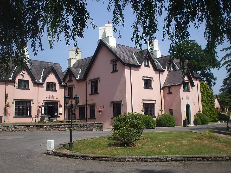 Cwrt Bleddyn, Pontypool, Monmouthshire, Wales, Britania Raya.
