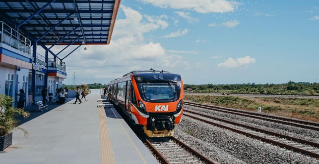 Stasiun Maros, Maros, Sulawesi Selatan, Indonesia.