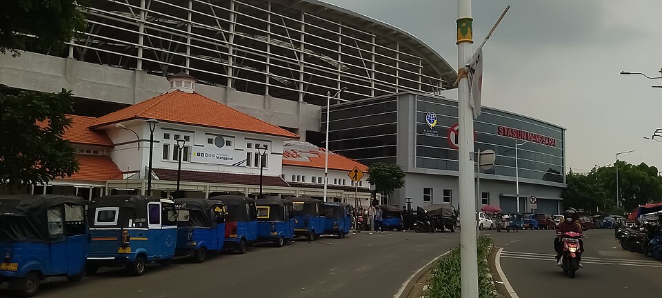 Manggarai railway station, Jakarta Selatan, DKI Jakarta, Indonesia.