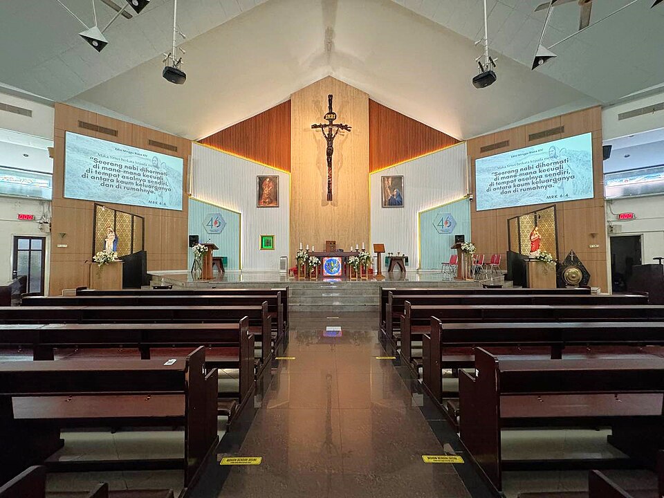 Gereja Trinitas, Cengkareng, Cengkareng Barat, DKI Jakarta, Indonesia.
