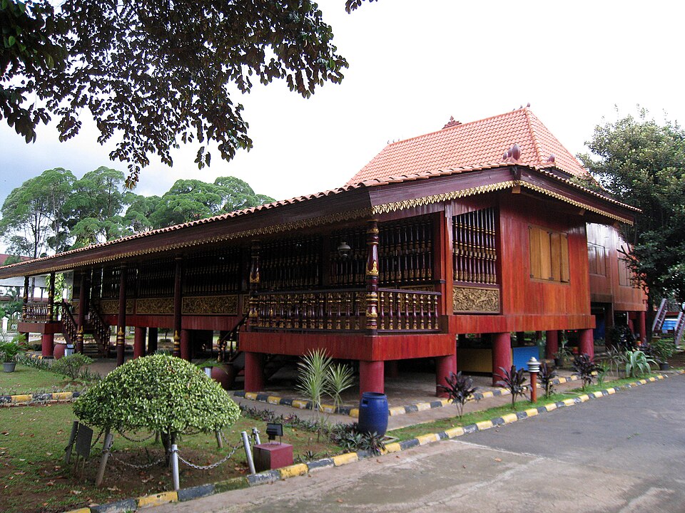 Rumah Limas, Sumatera Selatan, Indonesia.