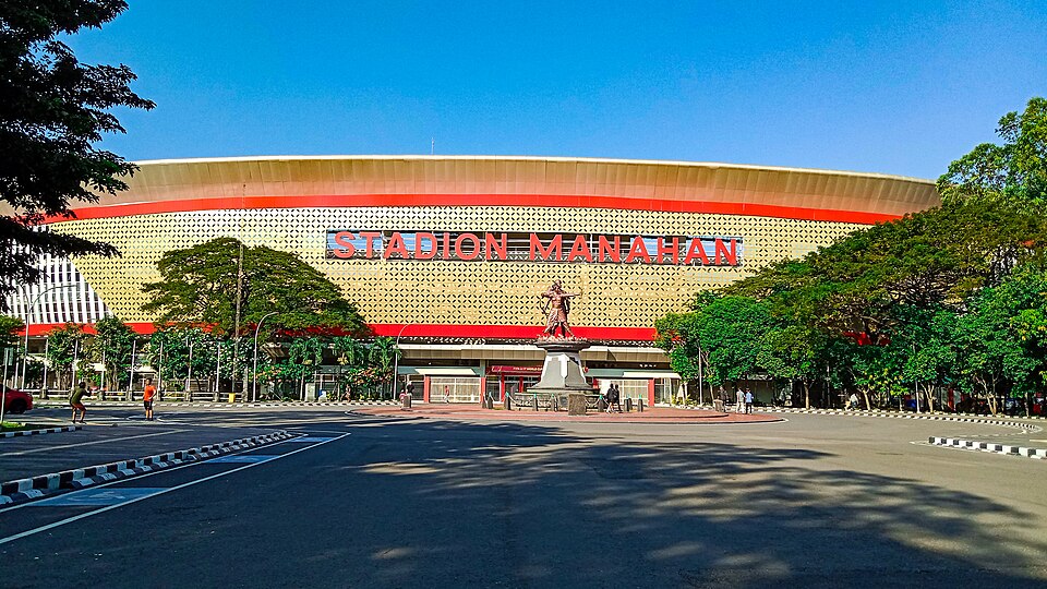 Stadion Manahan, Surakarta, Jawa Tengah, Indonesia.
