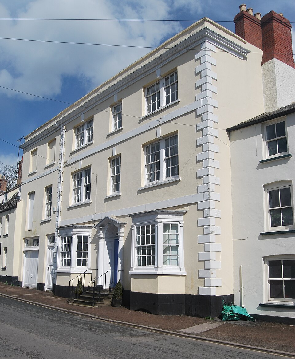 North Parade House, Monmouth, Monmouthshire, Wales, Britania Raya.