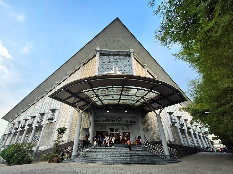 Gereja Keluarga Kudus, Cibinong, Jawa Barat, Indonesia.