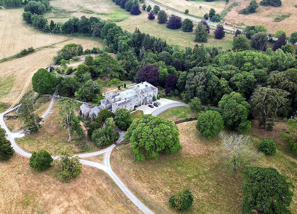 Hartsheath Hall, Leeswood and Pontblyddyn, Flintshire, Wales, Britania Raya.