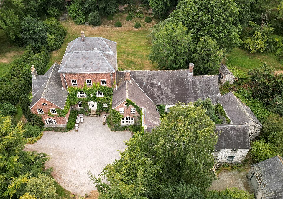 Gwerclas Hall, Cynwyd, Denbighshire, Wales, Britania Raya.