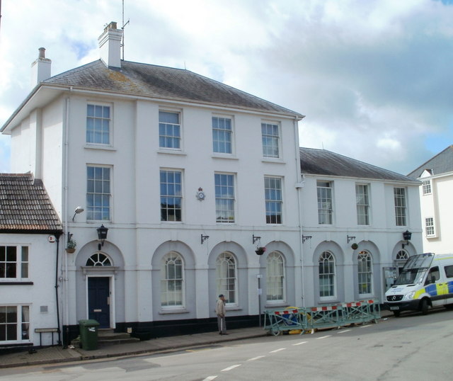 Monmouth Police Station, Monmouth, Monmouthshire, Wales, Britania Raya.