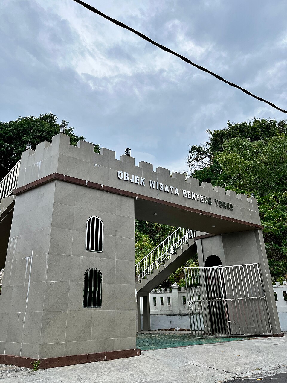 Benteng Torre, Tidore, Maluku Utara, Indonesia.