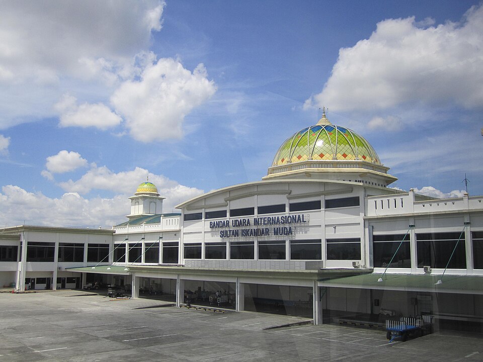 Sultan Iskandar Muda International Airport, Blang Bintang, Aceh, Indonesia.
