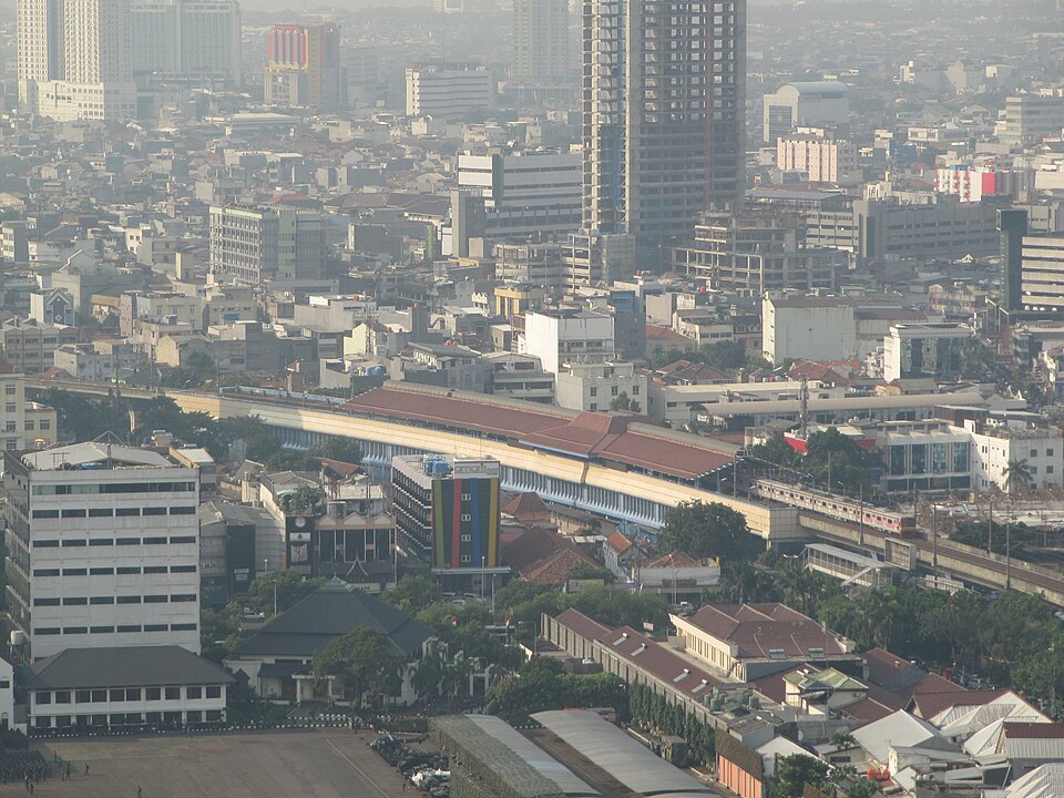 Stasiun Juanda, Jakarta Pusat, DKI Jakarta, Indonesia.