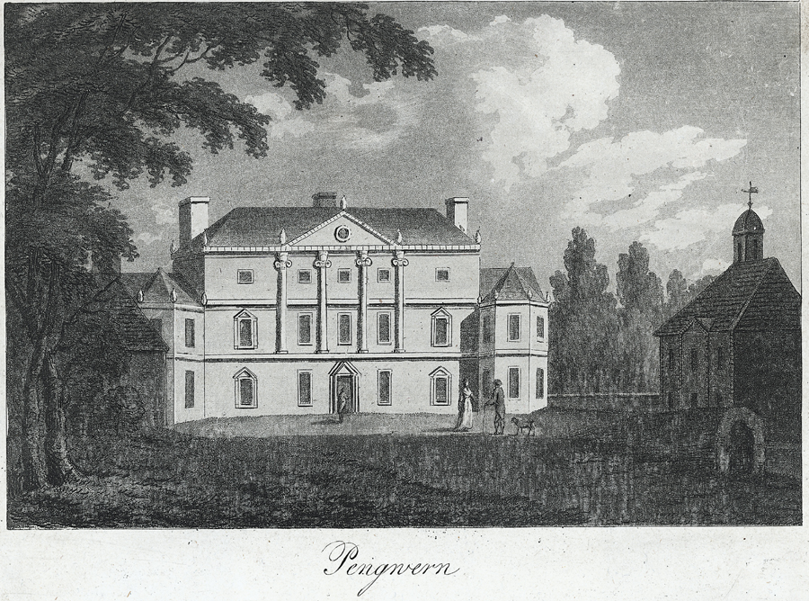 Pengwern Old Hall, Ffestiniog, Gwynedd, Wales, Britania Raya.