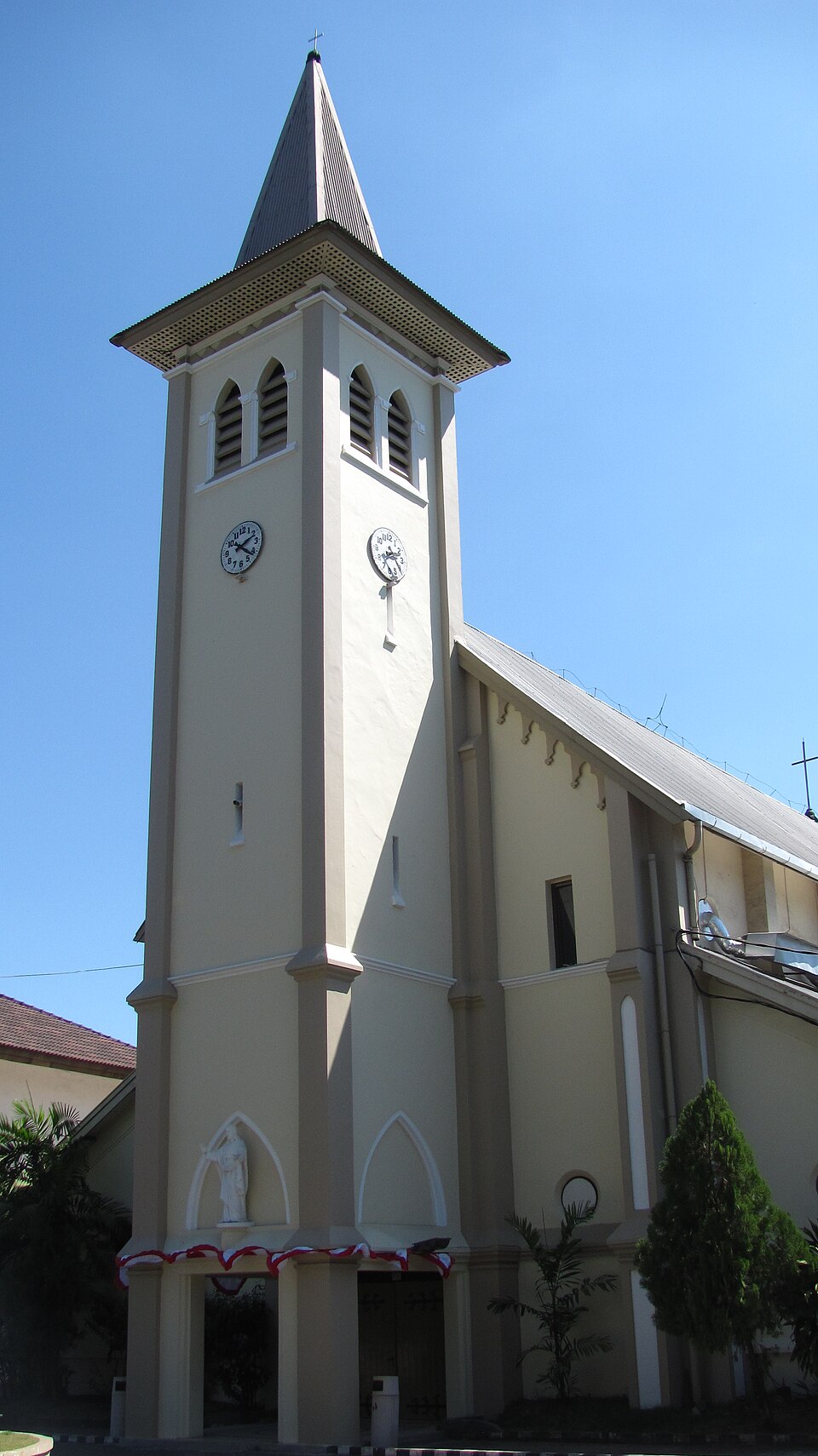 Katedral Makassar, Makassar, Sulawesi Selatan, Indonesia.
