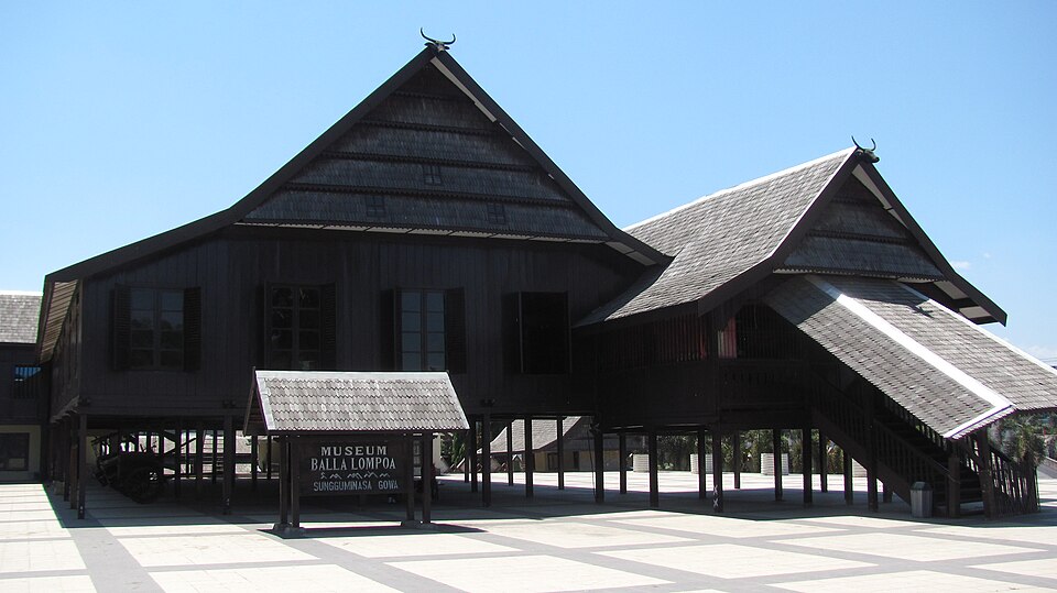 Museum Ballaʼ Lompoa, Sungguminasa, Sulawesi Selatan, Indonesia.