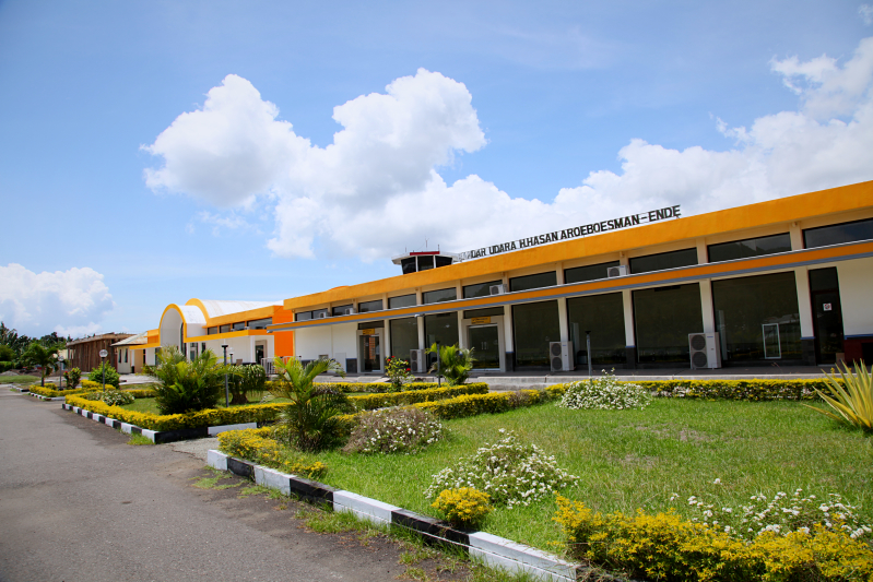 H. Hasan Aroeboesman Airport, Nusa Tenggara Timur, Indonesia.