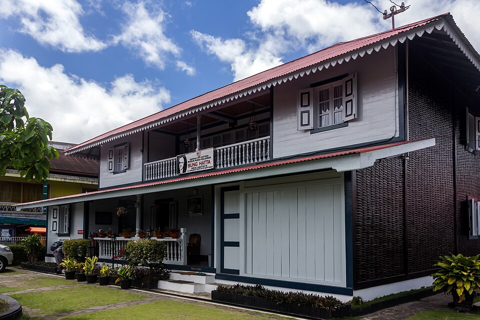 Museum Rumah Kelahiran Bung Hatta, Campago Ipuh, Sumatera Barat, Indonesia.