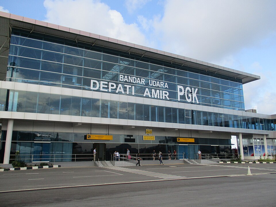 Depati Amir Airport, Pangkal Pinang, Kepulauan Bangka Belitung, Indonesia.