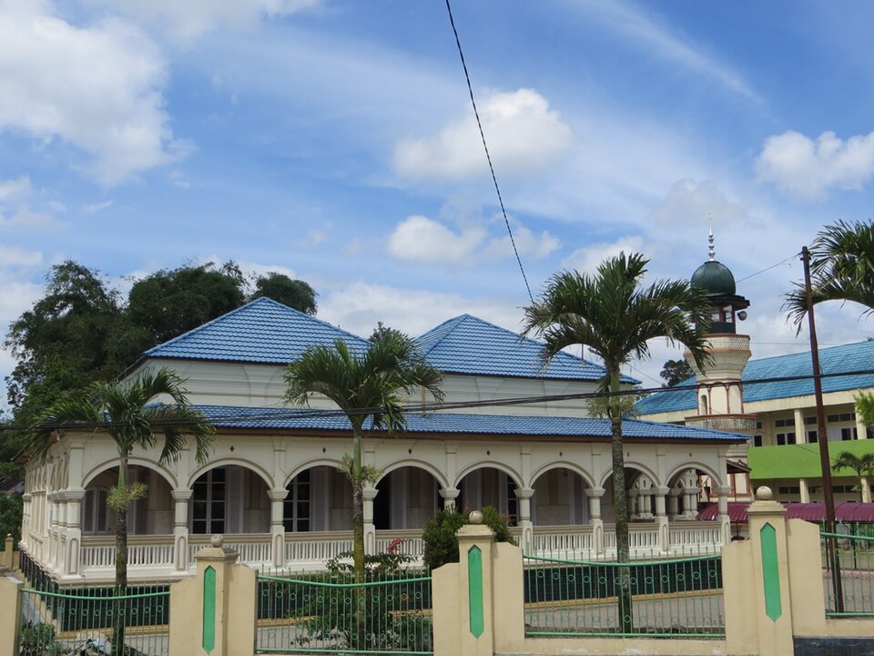 Masjid Raya Kubang Putih, Kubang Putiah, Sumatera Barat, Indonesia.