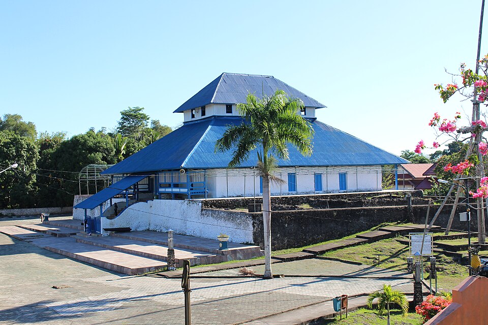 Masjid Agung Wolio, Bau Bau, Sulawesi Tenggara, Indonesia.