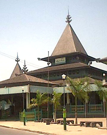 Masjid Sultan Suriansyah, Banjarmasin, Kalimantan Selatan, Indonesia.