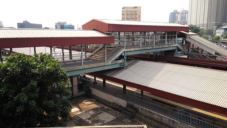 Stasiun Kampung Bandan, Jakarta Utara, DKI Jakarta, Indonesia.