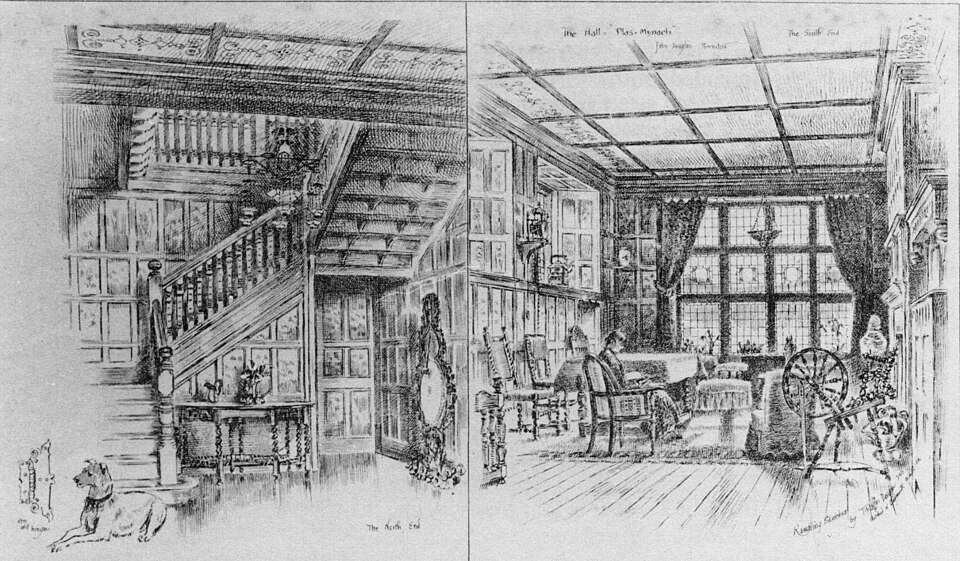 Plas Mynach, Barmouth, Gwynedd, Wales, Britania Raya.