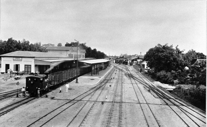 Stasiun Medan, Medan, Sumatera Utara, Indonesia.