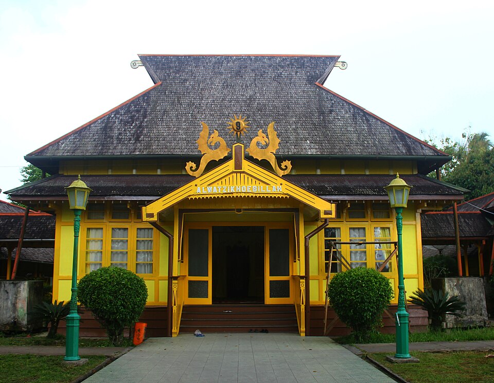 Istana Alwatzikoebillah, Sambas, Kalimantan Barat, Indonesia.