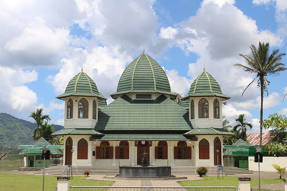 Nurul Iman Mosque of Koto Gadang, Koto Gadang, Sumatera Barat, Indonesia.