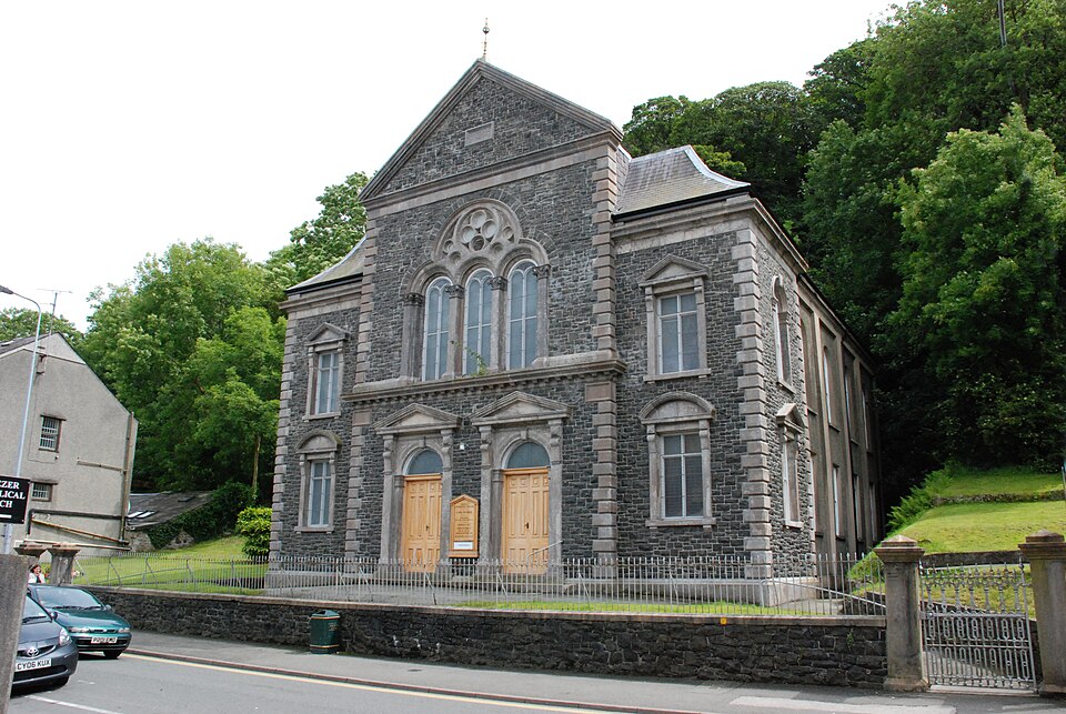 Pendref Chapel, Bangor, Gwynedd, Wales, Britania Raya.