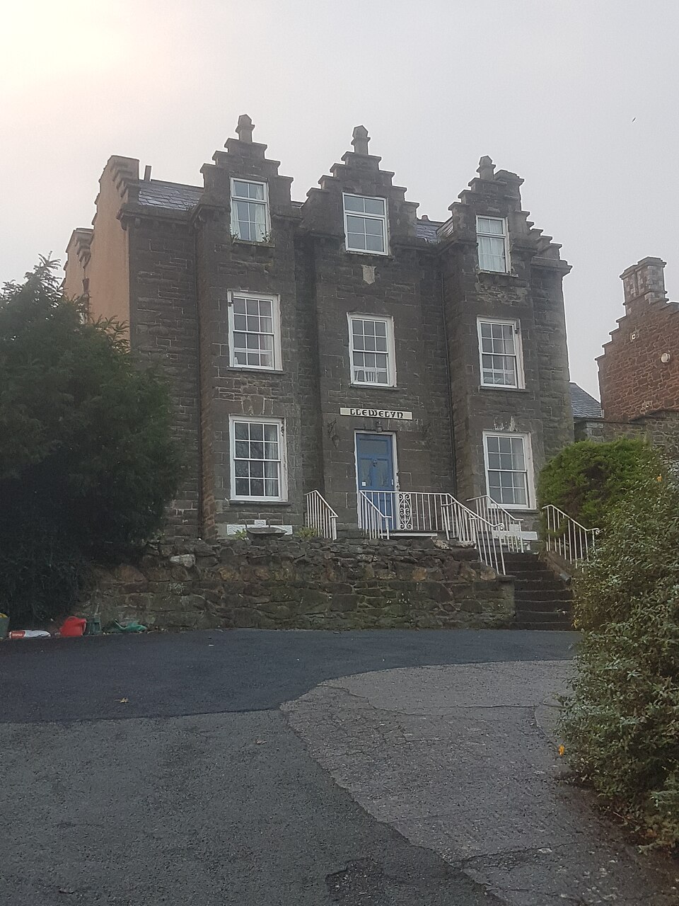 Llys Llewelyn, Conwy, Wales, Britania Raya.