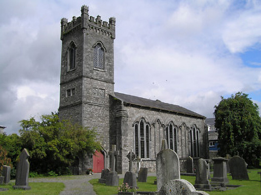 Foto perwakilan Saint John's Church, Kilkenny, pada rekaman NIAH 12000213.