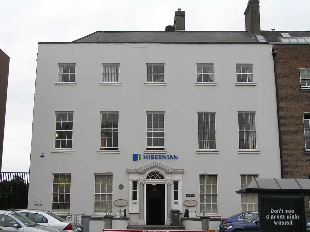 Foto perwakilan Hibernian House, Limerick, pada rekaman NIAH 21517021.