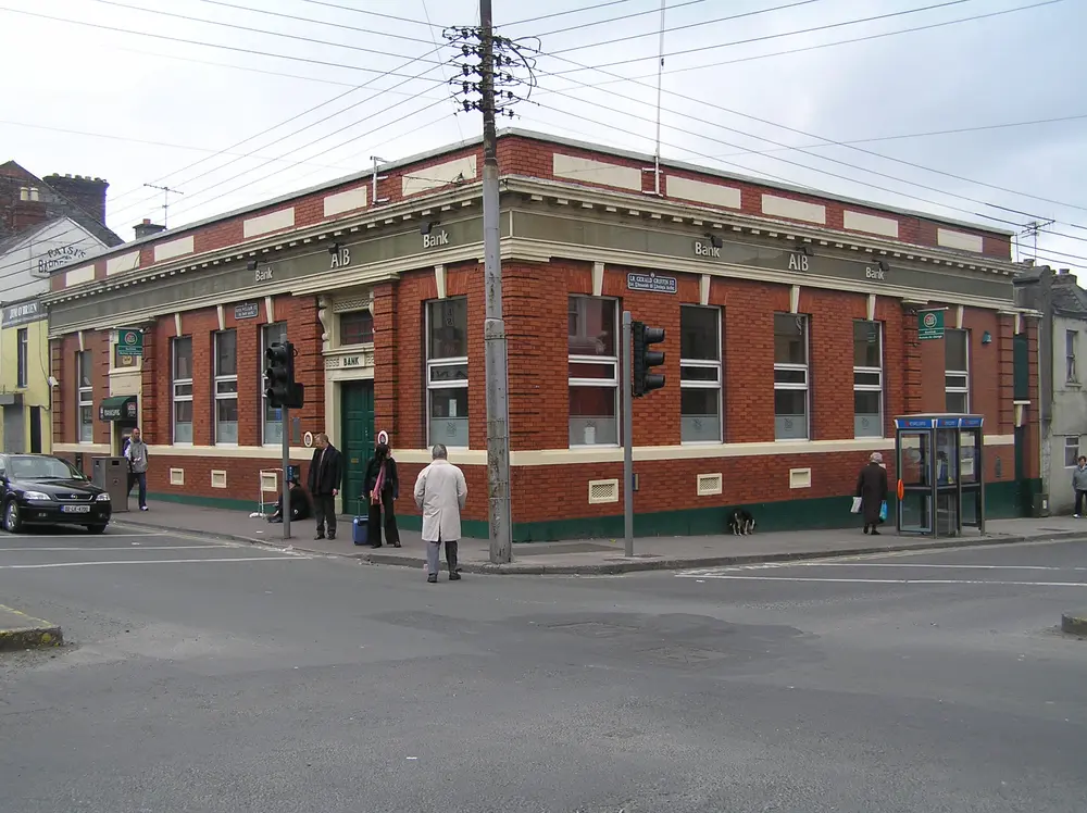 Foto perwakilan Allied Irish Bank, Limerick, pada rekaman NIAH 21518026.