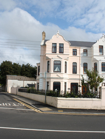 Foto perwakilan Schooners View, Buncrana, pada rekaman NIAH 40815068.