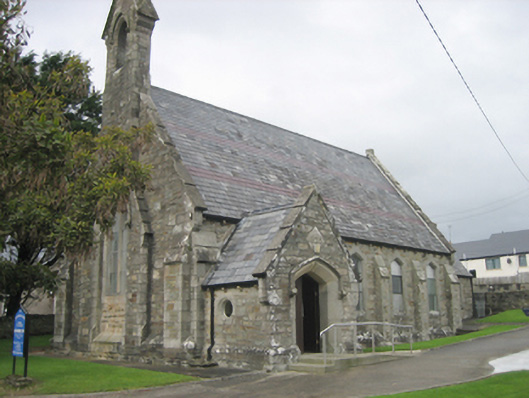 Foto perwakilan Rathmullan Presbyterian Church, Rathmullan, pada rekaman NIAH 40819004.