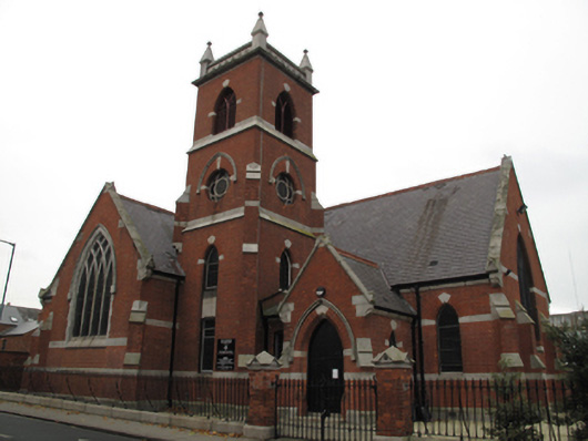 Foto perwakilan Church of Ireland Church of Saint Catherine and James, Dublin 8, pada rekaman NIAH 50080771.