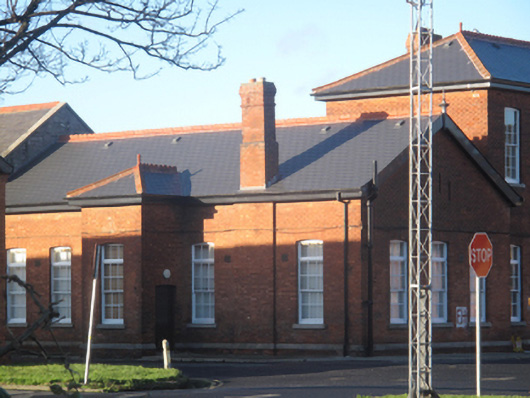 Foto perwakilan Cathal Brugha Barracks, Dublin 6, pada rekaman NIAH 50081031.