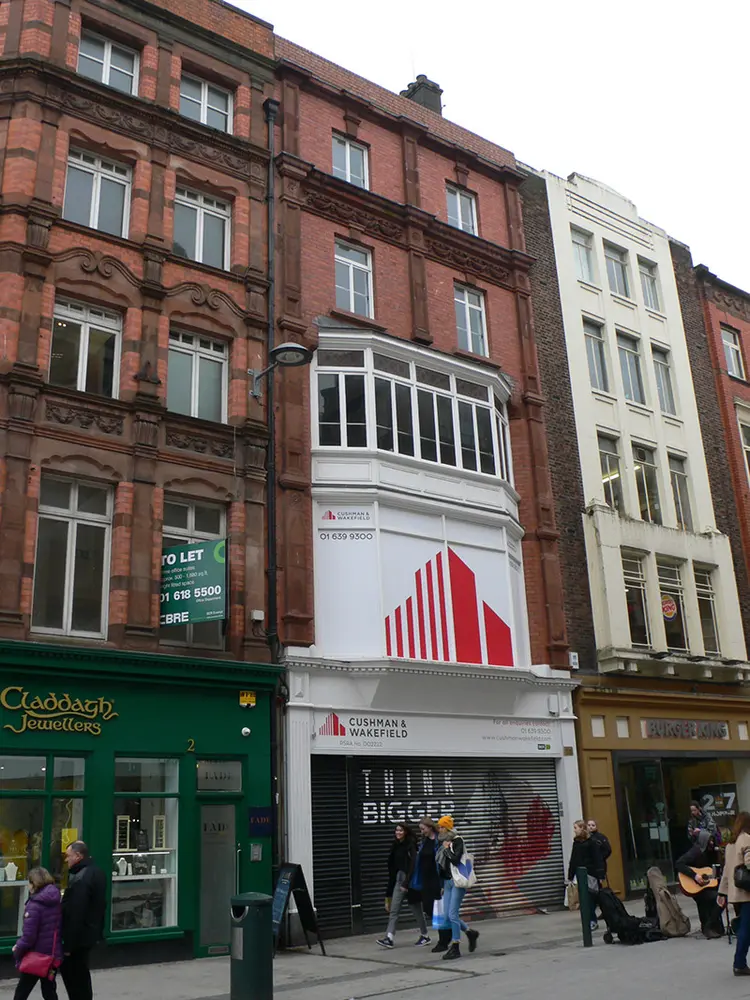 Foto perwakilan shop/retail outlet, 3, Grafton Street · NIAH 50100003, Dublin 2, pada rekaman NIAH 50100003.