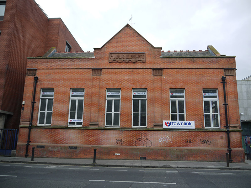 Foto perwakilan Kevin Street Library, Dublin 8, pada rekaman NIAH 50110035.