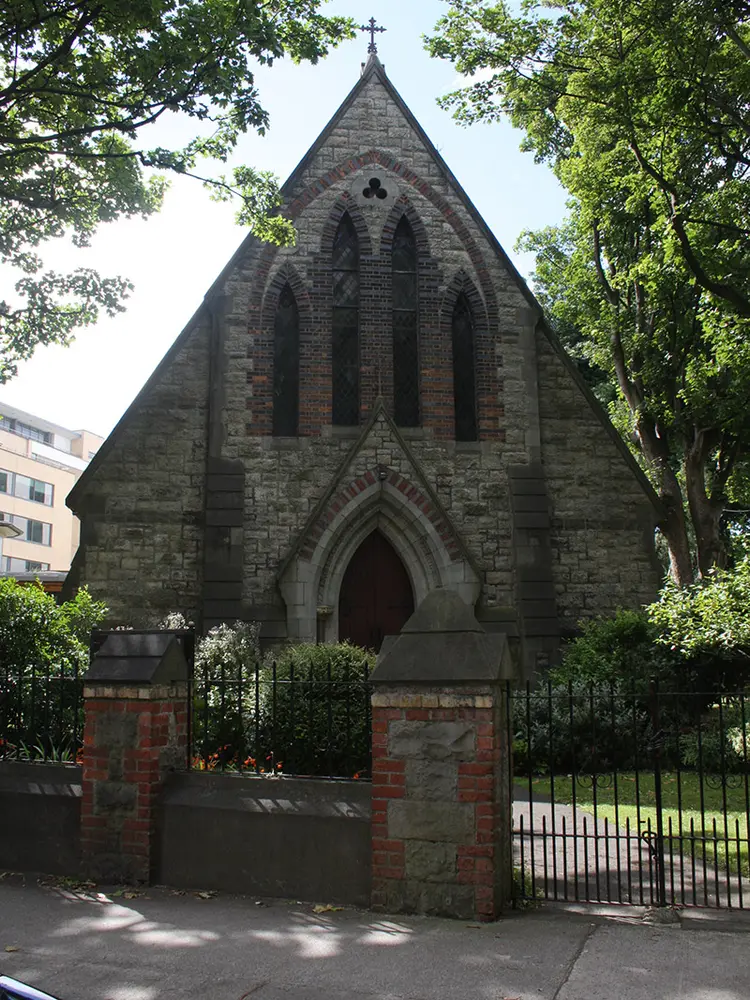Foto perwakilan St. Finian's Church, Dublin 2, pada rekaman NIAH 50110477.