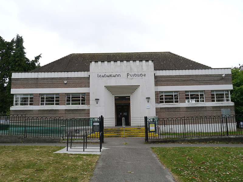 Foto perwakilan Drumcondra Library, Dublin 9, pada rekaman NIAH 50130157.