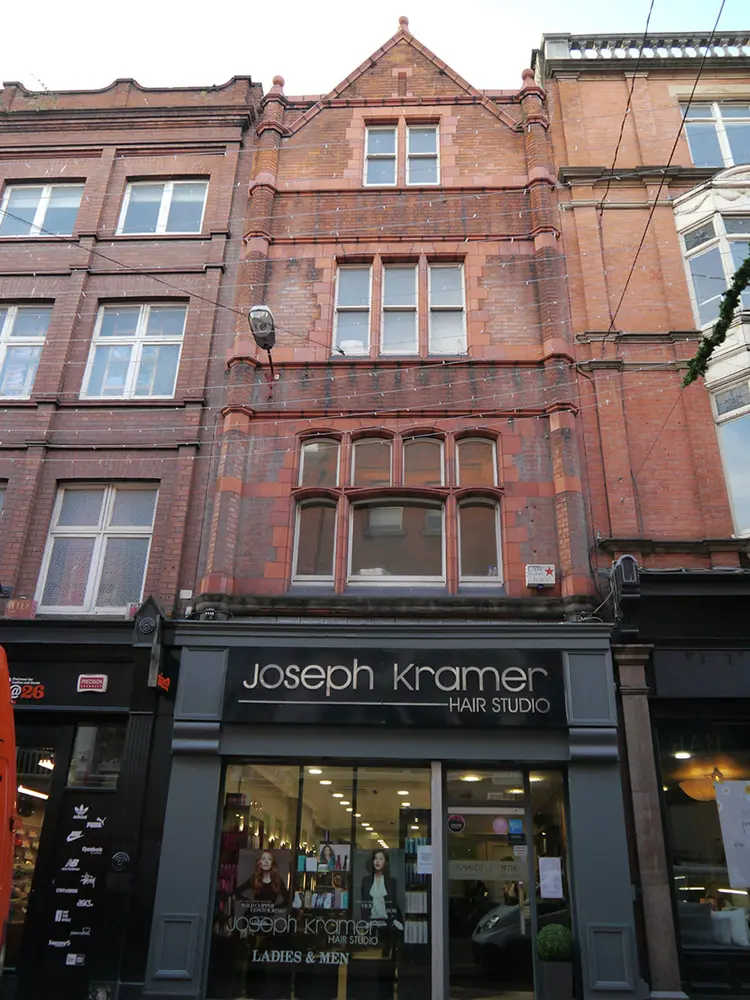 Foto perwakilan shop/retail outlet, 25, Wicklow Street · NIAH 50910090, Dublin 2, pada rekaman NIAH 50910090.