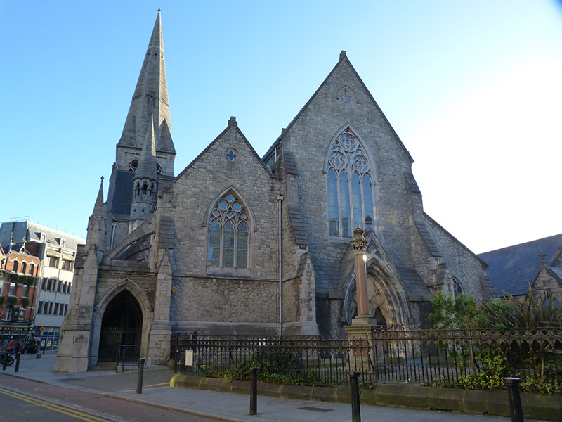 Foto perwakilan church/chapel, St. Andrew Street · NIAH 50910146, Dublin 2, pada rekaman NIAH 50910146.