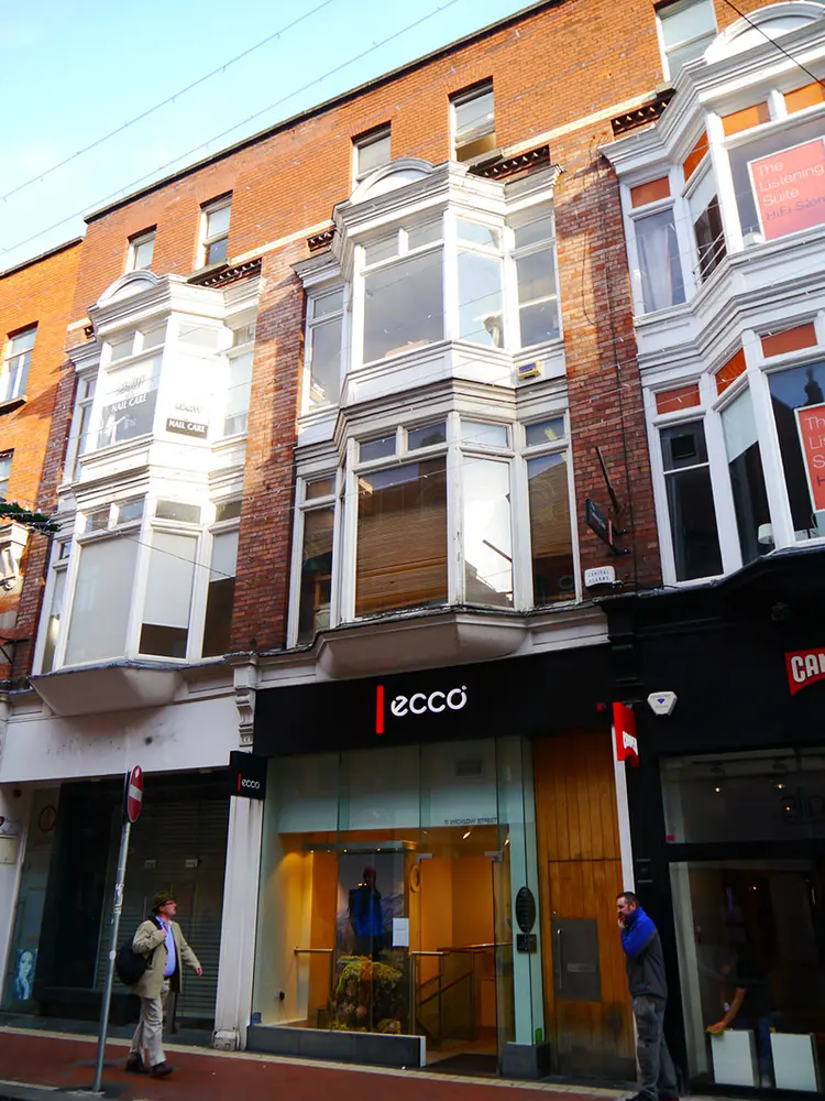 Foto perwakilan shop/retail outlet, 11, Wicklow Street · NIAH 50910167, Dublin 2, pada rekaman NIAH 50910167.